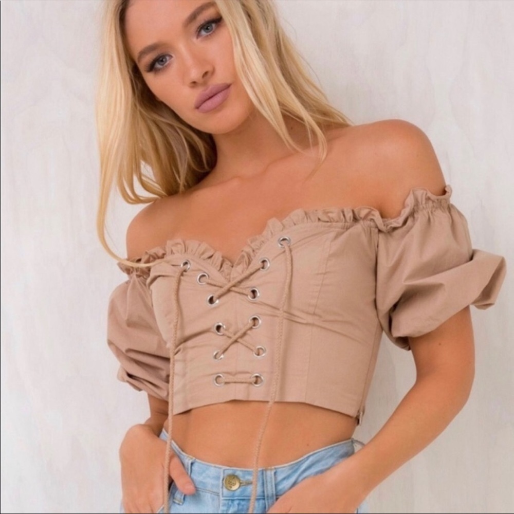 I.AM.GIA Alya Top - Tan